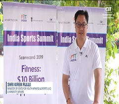 Be a part of the India Sports Summit on 10th October, 2019 in New Delhi: Shri Kiren ...